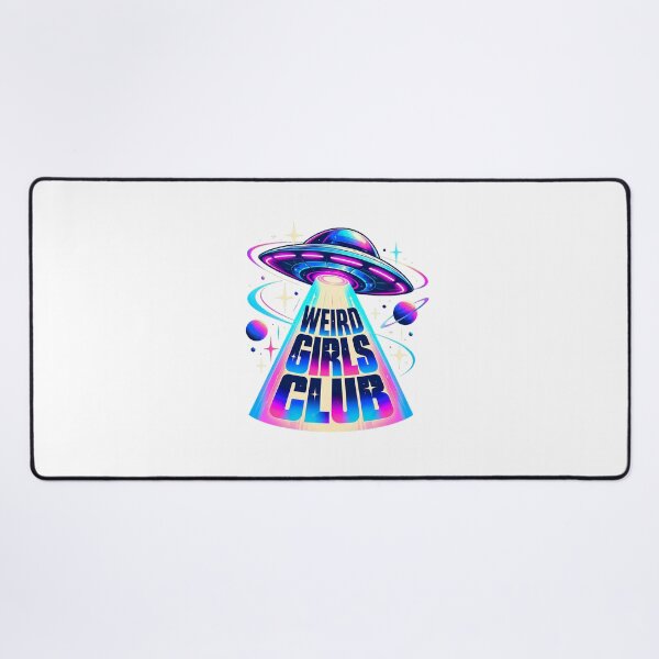 Item preview, Weird Girls Club Synthwave UFO Alien Space Beam designed and sold by chattsuede.