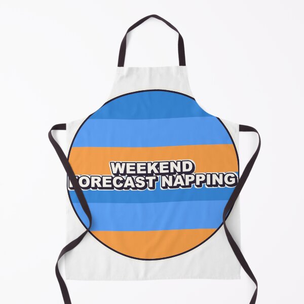 Item preview, Weekend Forecast Napping Retro Funny Shirt Sticker designed and sold by Alphakenon.