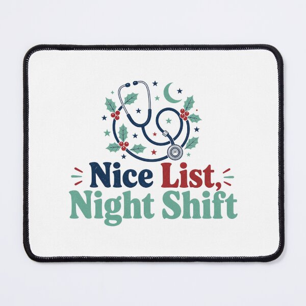 Item preview, Nice List Night Shift Nurse Christmas designed and sold by Artful-inks.