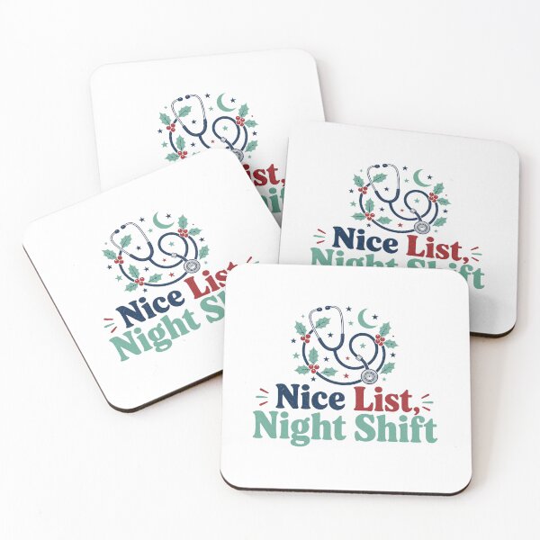 Item preview, Nice List Night Shift Nurse Christmas designed and sold by Artful-inks.