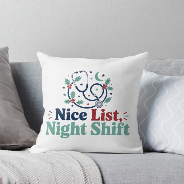 Item preview, Nice List Night Shift Nurse Christmas designed and sold by Artful-inks.