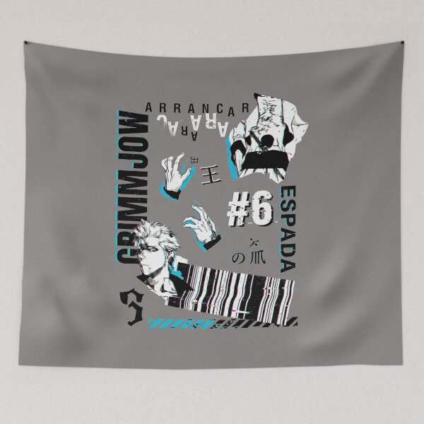 Item preview, Grimmjow Arrancar Espada #6 ID Tag Tee-46 designed and sold by WilhelmineGiei.
