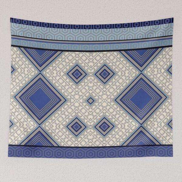 Item preview, Indigo Symmetry designed and sold by Dancingrabbit Studio.