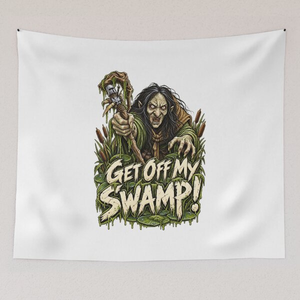 Item preview, Swamp Goblin — Get Off My Swamp! designed and sold by Mystik-Media.