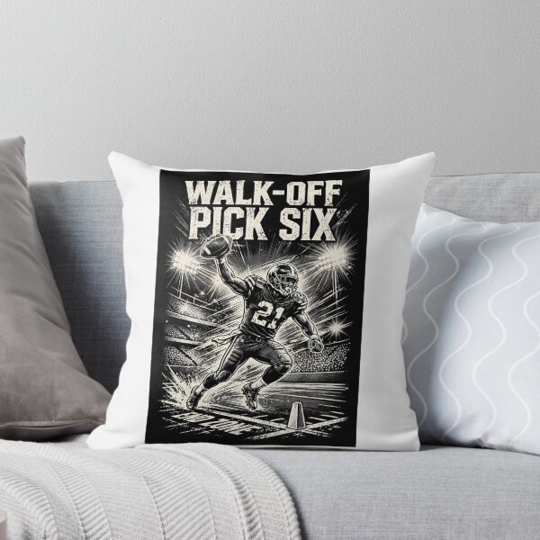 Item preview, Walk Off Pick Six Funny Football Interception Shirt designed and sold by HeisBarryy.