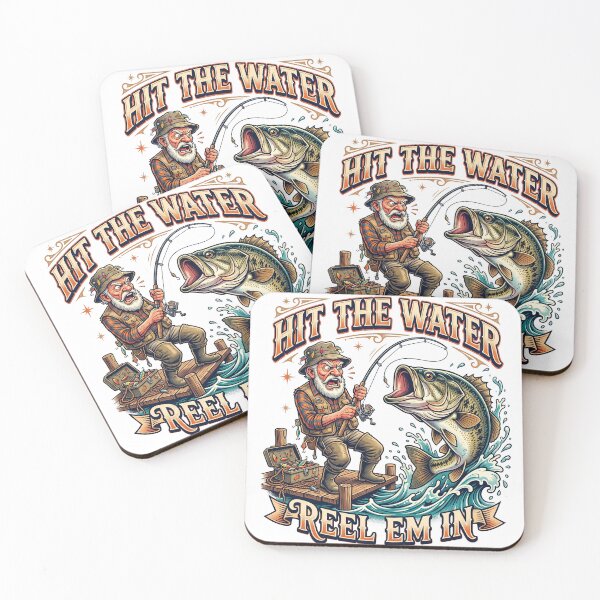 Item preview, Reel Em In Fisherman - Funny Vintage Fishing Art designed and sold by Pollock.