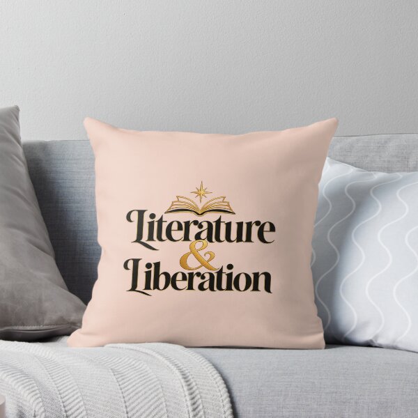 Item preview, Literature & Liberation | Blush Pink Literary Typography designed and sold by Solidarity & Co..