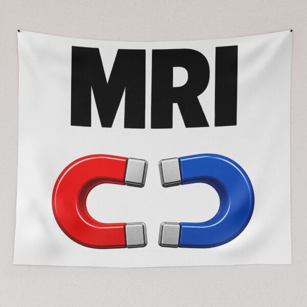 Item preview, MRI Red Blue Magnets designed and sold by Haleema Rauf.