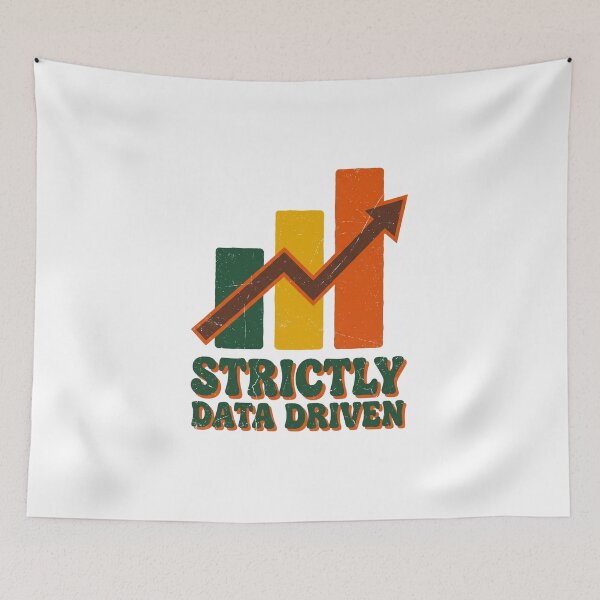 Item preview, Strictly Data Driven - Retro Vintage Chart Analytics Art designed and sold by Pollock.