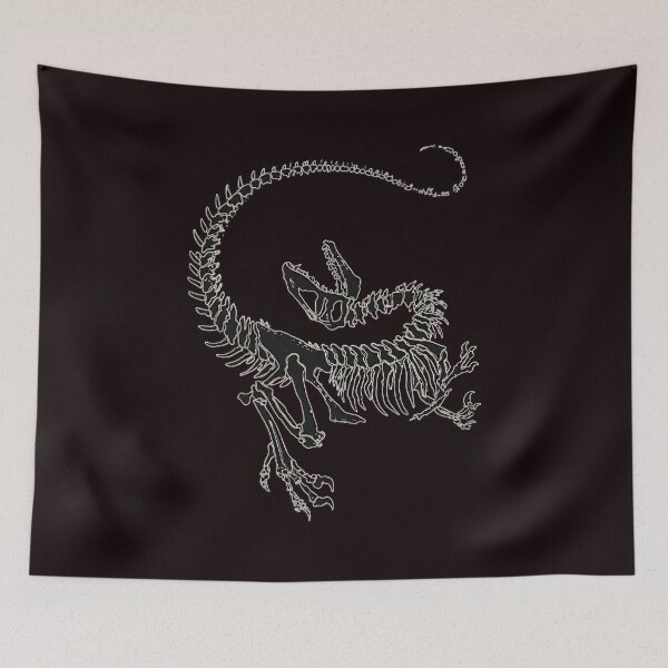 Item preview, Dinosaur Skeleton Outline Art designed and sold by noah-vyre.