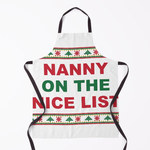Item preview, Nanny On The Nice List Christmas Sweater designed and sold by Alphakenon.
