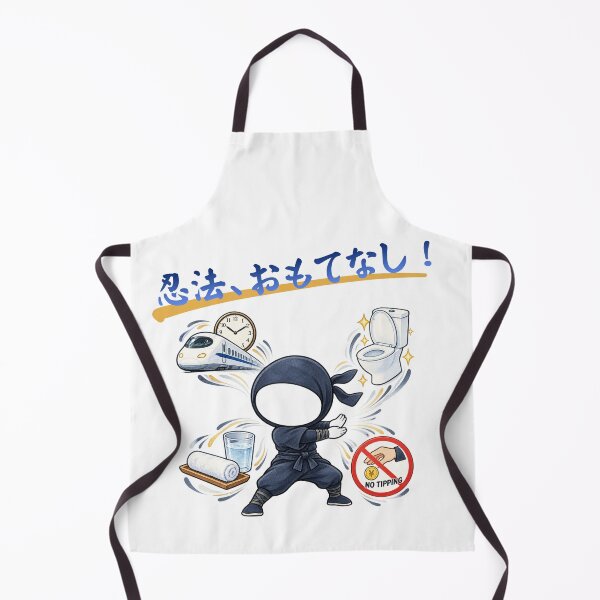 Item preview, Ninjutsu Omotenashi Japanese Hospitality - Ninja Bullet Train & Washlet Pictogram designed and sold by japan-picto.