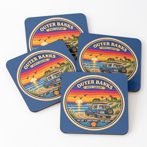 Item preview, Outer Banks Wild Horses Sunset Adventure designed and sold by Swanny's Custom T-shirt and Gift Designs.