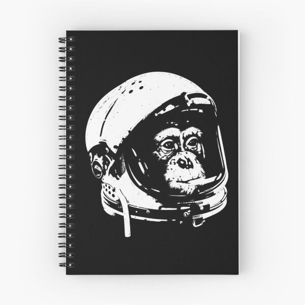 Item preview, Astro Monkey Line Art - Minimalist Astronaut Chimpanzee designed and sold by TheDisloyalists.