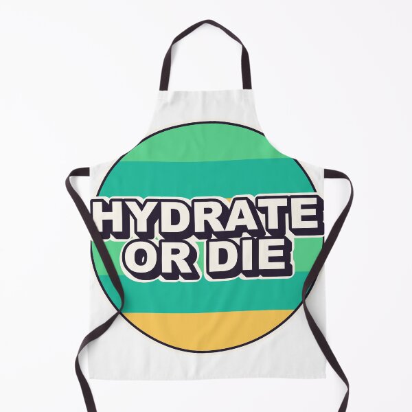 Item preview, Hydrate Or Die Retro Funny Shirt Sticker designed and sold by Alphakenon.