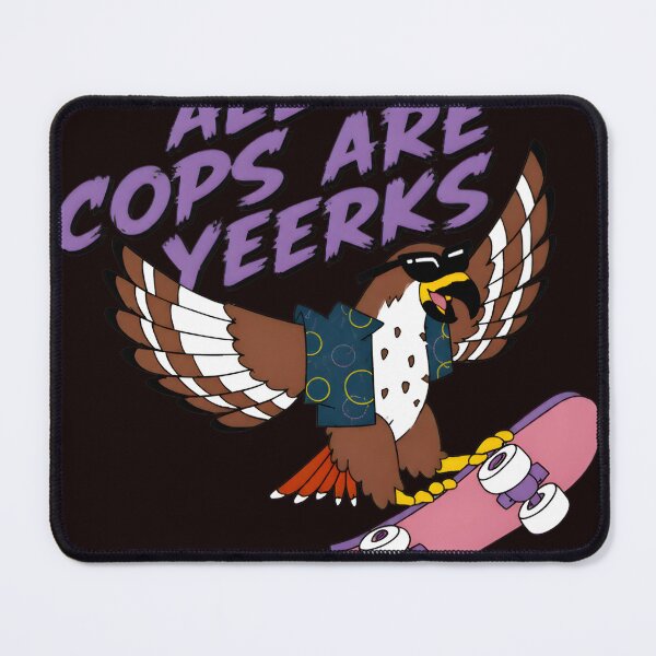 Item preview, All Cops Are Yeerks Skater Hawk designed and sold by kawanva-studio.