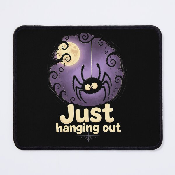 Item preview, Just Hanging Out Funny Spider Halloween Gift designed and sold by Say It With Ink.