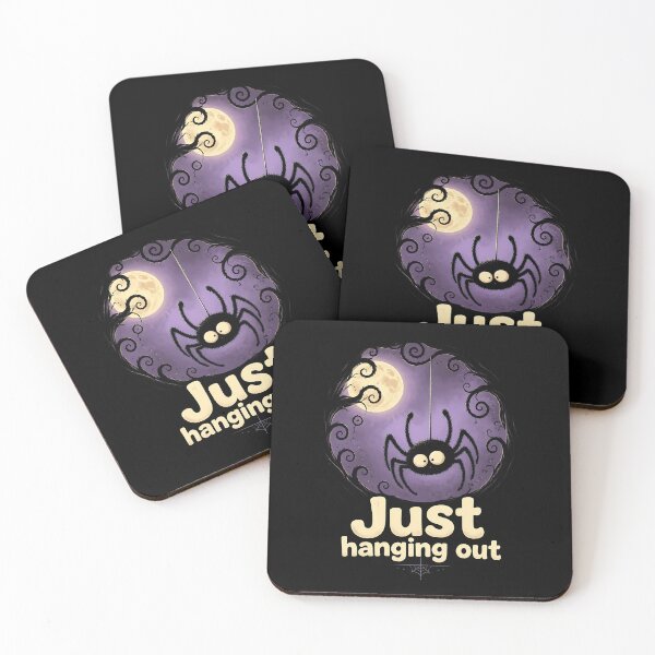 Item preview, Just Hanging Out Funny Spider Halloween Gift designed and sold by Say It With Ink.