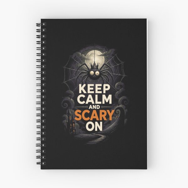 Item preview, Keep Calm And Scary On Spider Halloween Gift designed and sold by Say It With Ink.