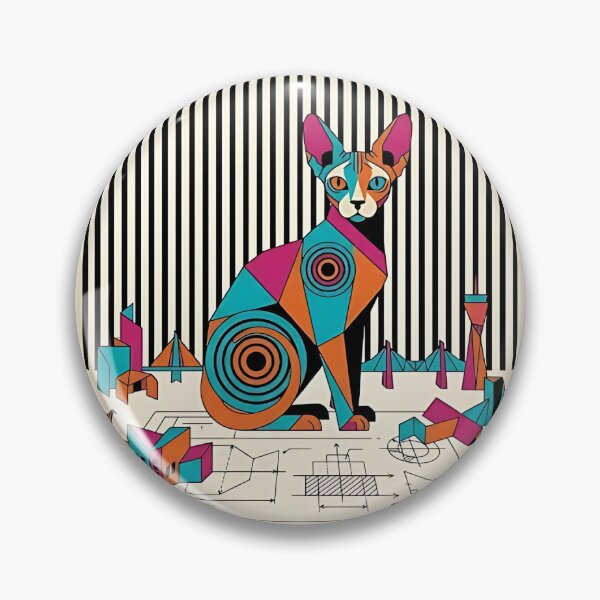 Item preview, Sphynx Cat Origami Architect designed and sold by PictoVibe.