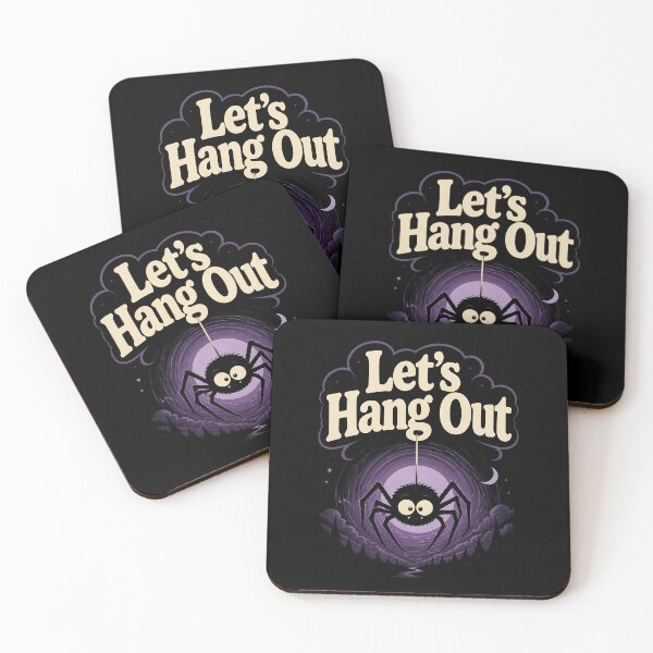 Item preview, Let's Hang Out Cute Spider Halloween Gift designed and sold by Say It With Ink.