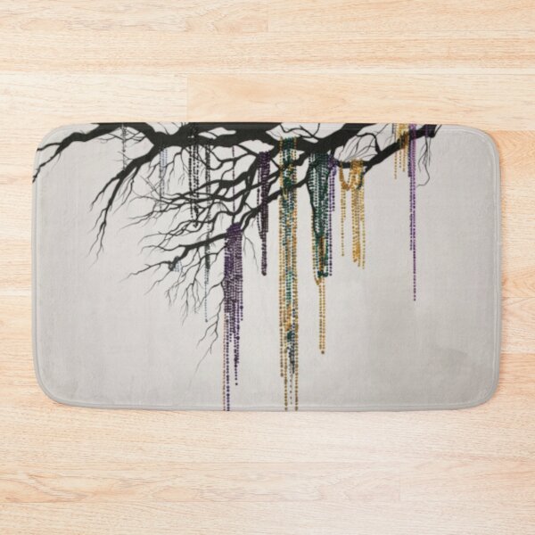 Item preview, Mardi Gras Beads Tree – Minimalist New Orleans Art designed and sold by GSizzle1.