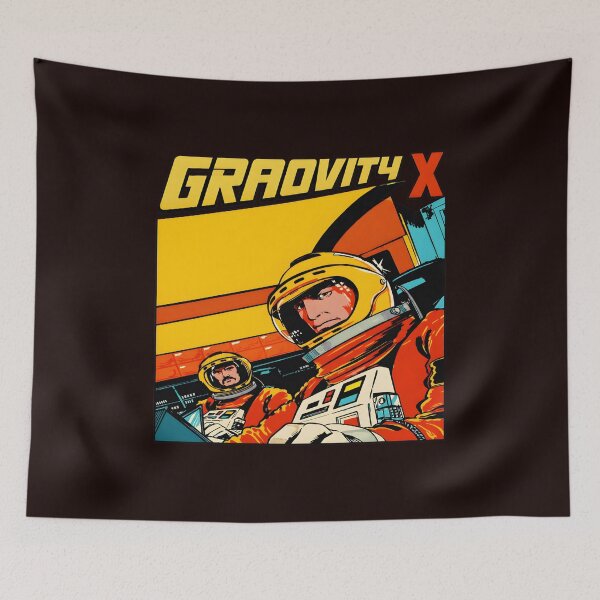 Item preview, GRAVITY X Retro Sci-Fi Astronauts designed and sold by FeatherTaleInk.