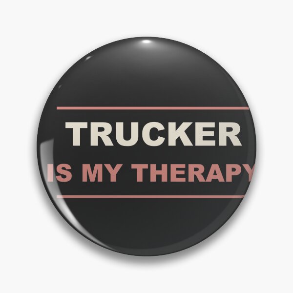 Item preview, Trucker Is My Therapy - Trucker designed and sold by RetroThreadWorks.