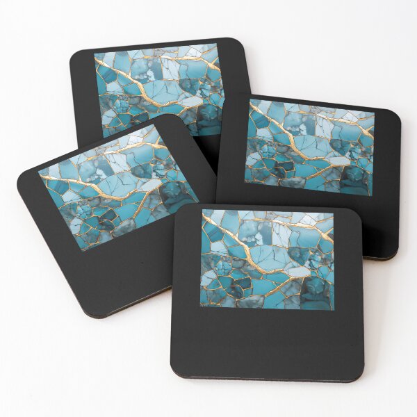 Item preview, Aquamarine---Kintsugi designed and sold by pagowens.