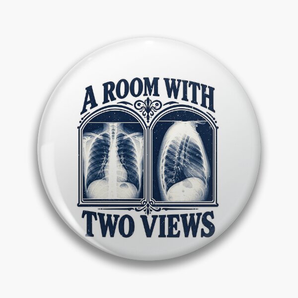 Item preview, Chest Radiology Pun About a Room With Two Views designed and sold by elderberry.