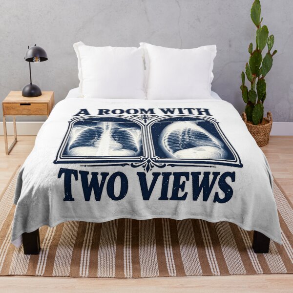 Item preview, Chest Radiology Pun About a Room With Two Views designed and sold by elderberry.