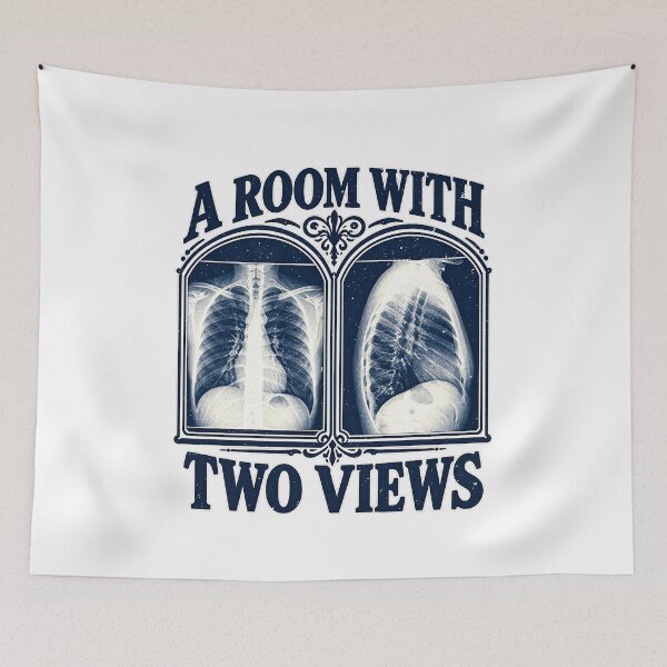 Item preview, Chest Radiology Pun About a Room With Two Views designed and sold by elderberry.