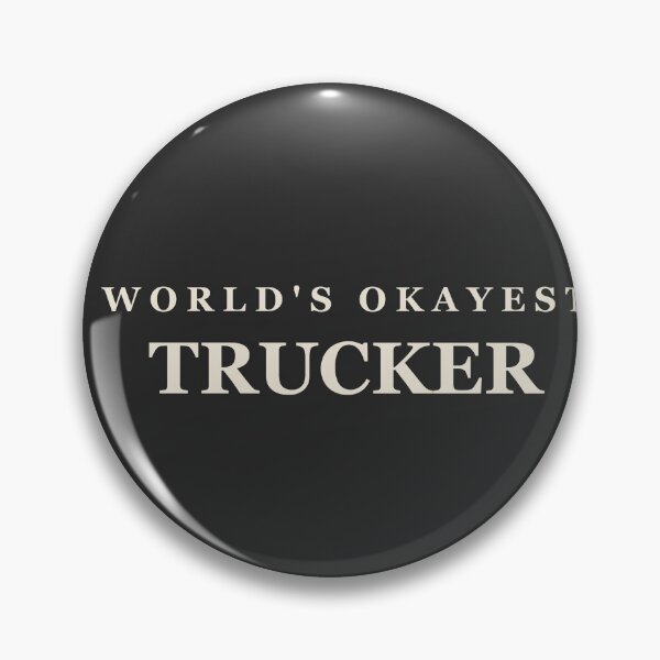 Item preview, World's Okayest Trucker - Trucker designed and sold by RetroThreadWorks.