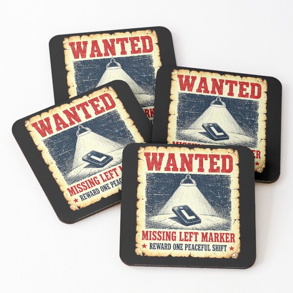 Item preview, One Peaceful Shift for a Missing Left Marker designed and sold by elderberry.
