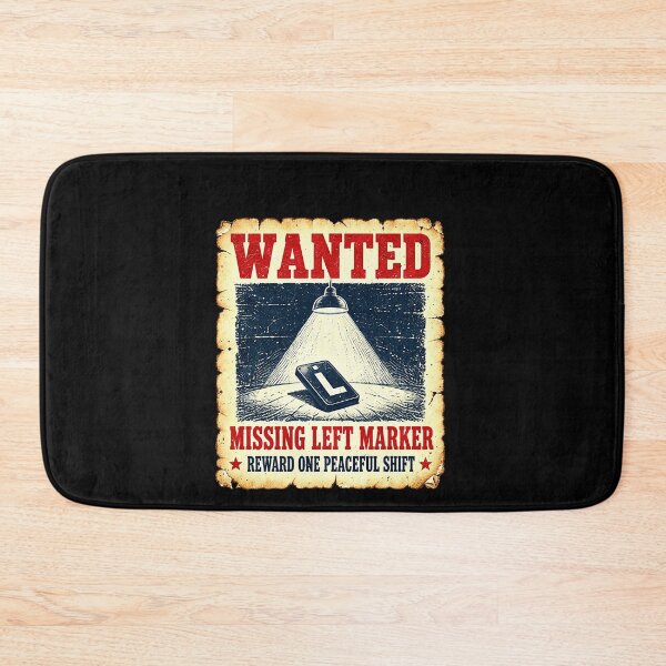 Item preview, One Peaceful Shift for a Missing Left Marker designed and sold by elderberry.