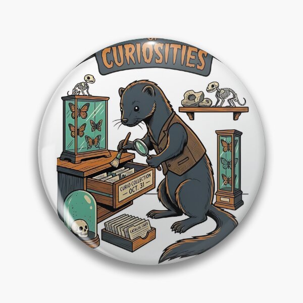 Item preview, American Mink Museum Curator designed and sold by PictoVibe.