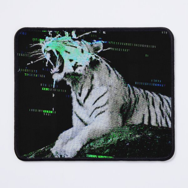 Item preview, ASCII Crazy Tiger designed and sold by Astharion ETH.