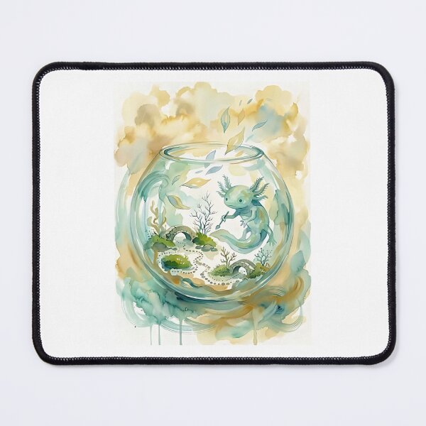 Item preview, Axolotl Terrarium Gardener designed and sold by PictoVibe.
