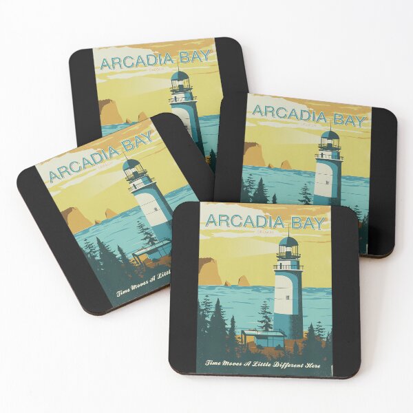 Item preview, Arcadia-Bay---Vintage-Tourism-Poster designed and sold by denmonving.