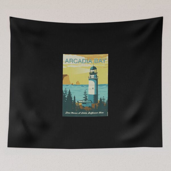Item preview, Arcadia-Bay---Vintage-Tourism-Poster designed and sold by denmonving.