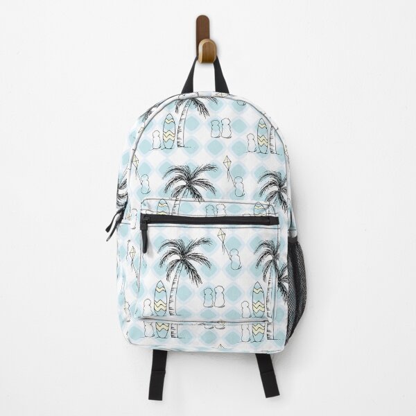 Item preview, Doggie beach day surfing and chilling in greens designed and sold by Quiet Waters Design.