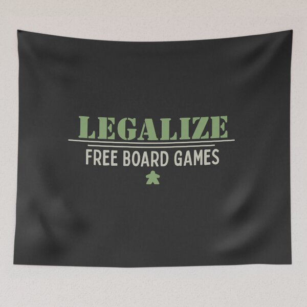 Item preview, Funny Legalize Free Board Games Black designed and sold by TackyTime.
