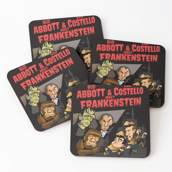 Item preview, Abbott & Costello Meet Frankenstein Retro Cartoon designed and sold by Bright-Wilds.