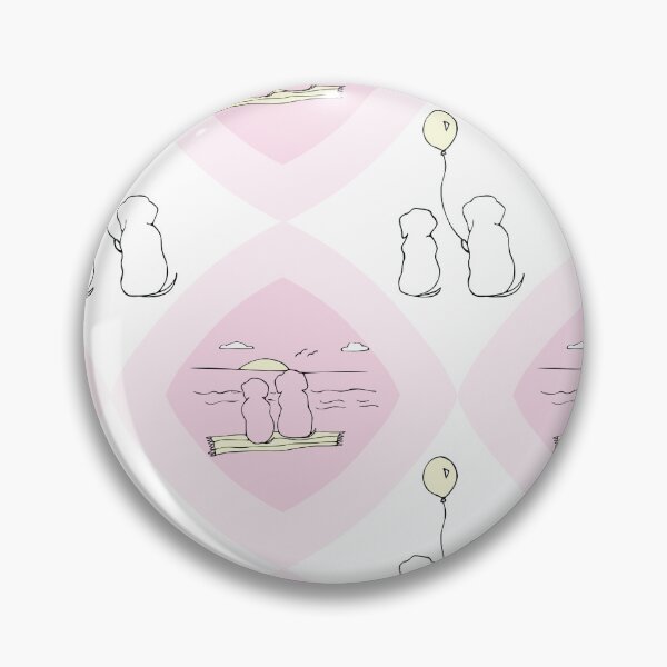 Item preview, Día de playa para perros, atardecer en rosa designed and sold by Quiet Waters Design.