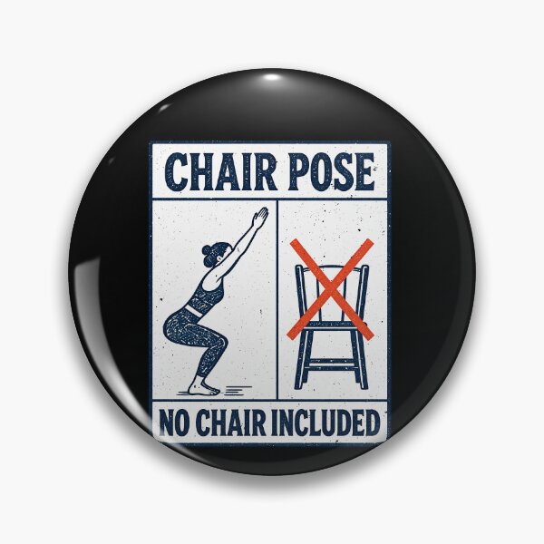Item preview, Chair Pose Exercise Without a Chair designed and sold by elderberry.