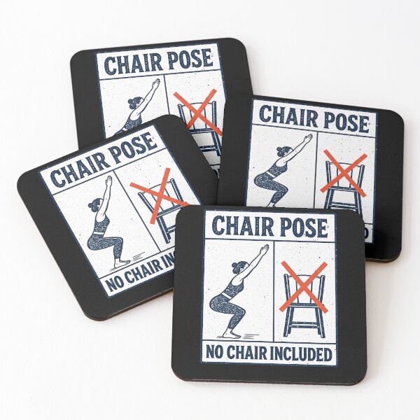 Item preview, Chair Pose Exercise Without a Chair designed and sold by elderberry.
