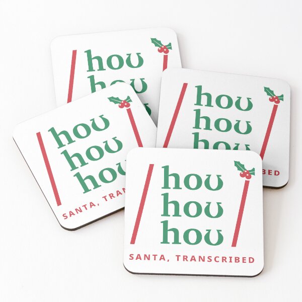 Item preview, Santa Transcribed Ho Ho Ho in IPA Speech Therapy designed and sold by ColoredPanda.