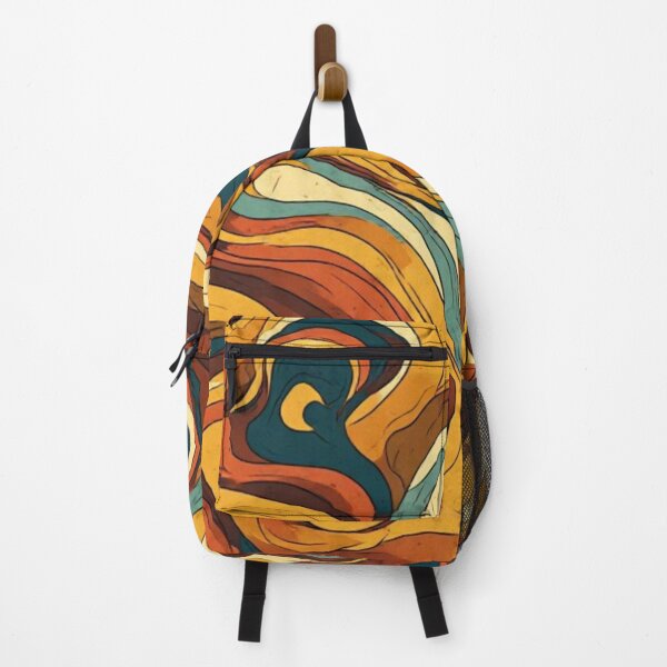 Item preview, 70s Retro Groovy Psychedelic Liquid Swirl Abstract Pattern designed and sold by jjagani.