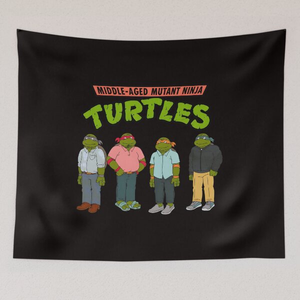 Aperçu de l'œuvre Tortues Ninja mutantes d'âge moyen créée et vendue par Bright-Wilds.