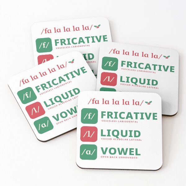 Item preview, Fa La La in Phonetics Fricative Liquid Vowel designed and sold by ColoredPanda.